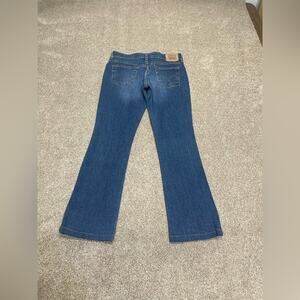 grunge y2k streetwear vtg Levis 518 super low bootcut jean 3 rodeo western denim